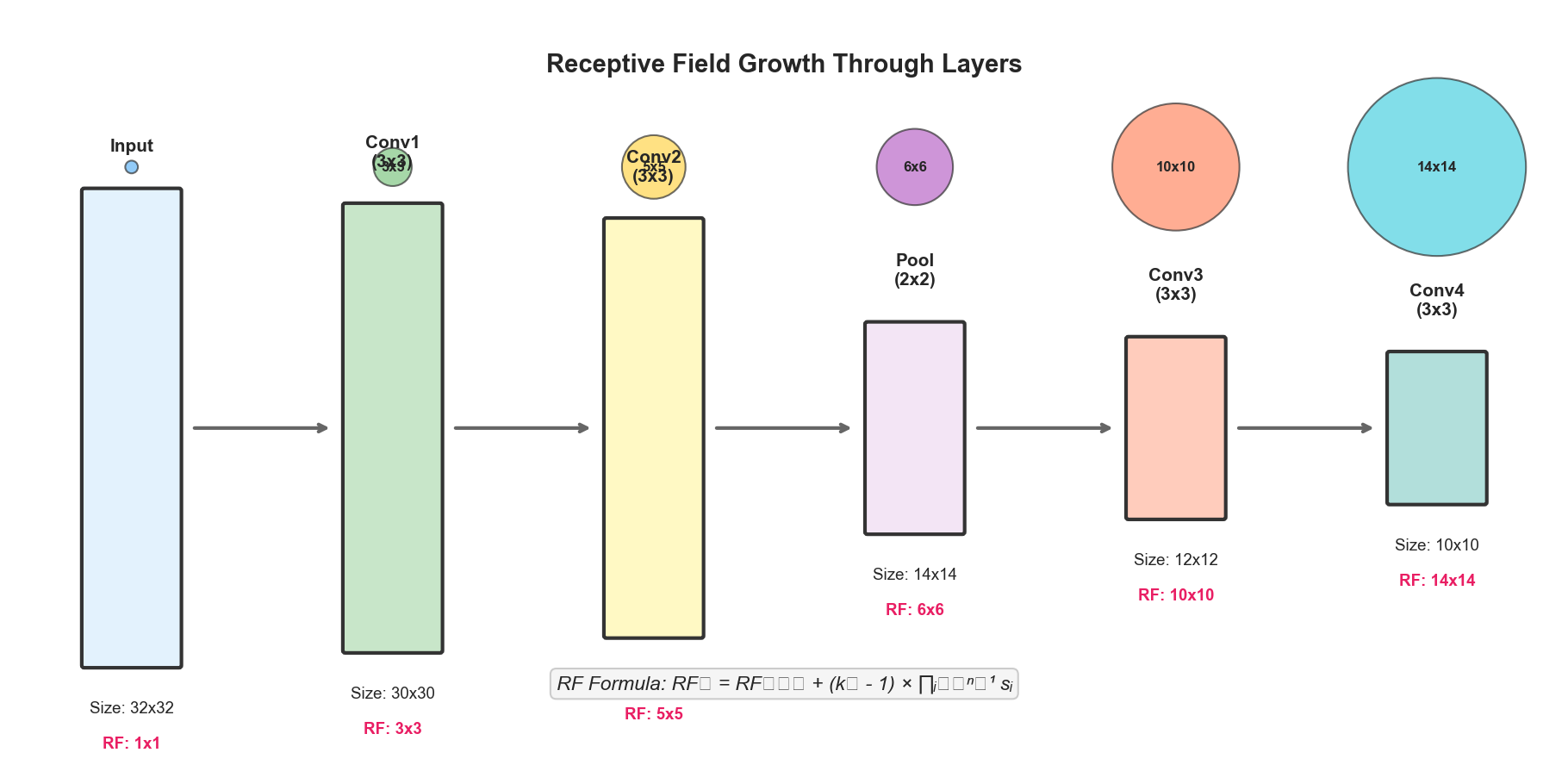 Receptive Field Diagram