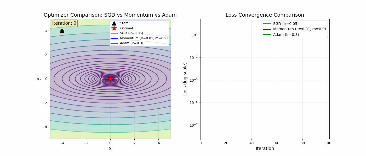 Gradient Descent Comparison