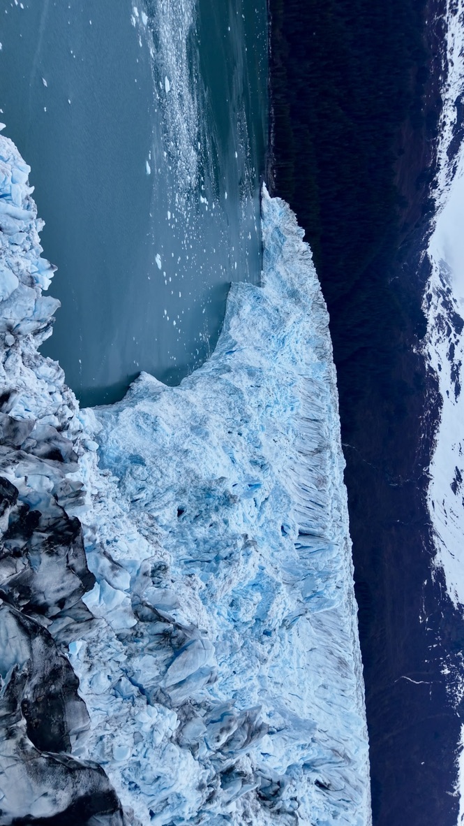 Columbia Glacier tidewater face