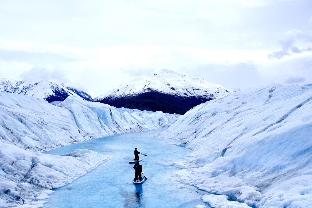 Knik Glacier valley landscape